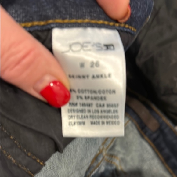 Joe's Jeans Blue Skinny Ankle - Picture 2 of 4
